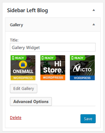 New Gallery Widget in WordPress 4.9