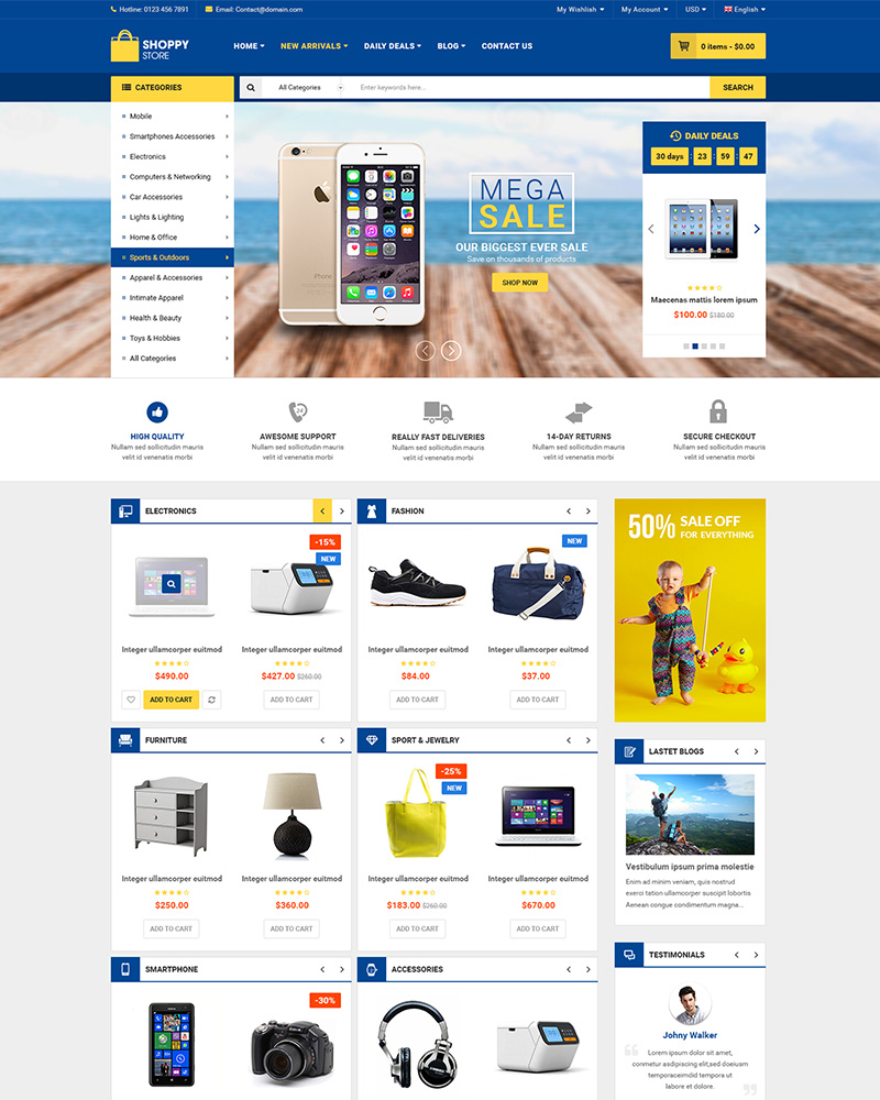 	ShoppyStore - Multipurpose Elementor WooCommerce WordPress Theme