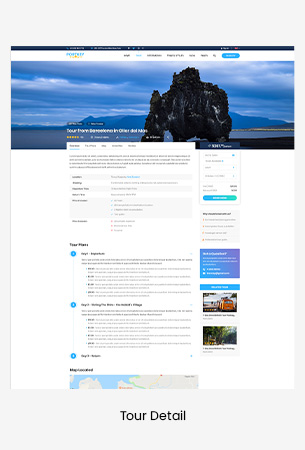 Creative Travel Booking HTML Template - PortKey