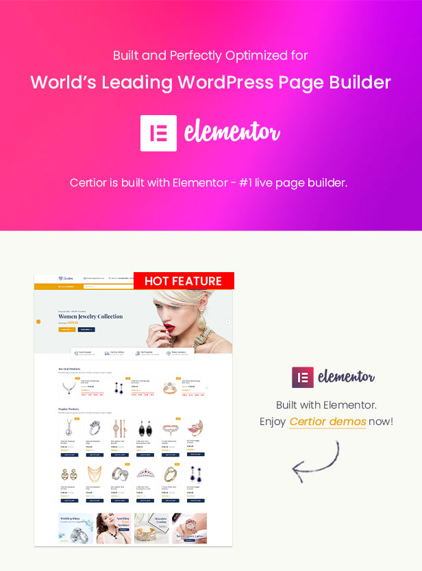 Certior - Jewelry Store Elementor WooCommerce WordPress Themee - Elementor Ready
