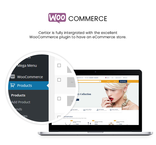 Certior - Jewelry Store Elementor WooCommerce WordPress Themee - WooCommerce Intergration