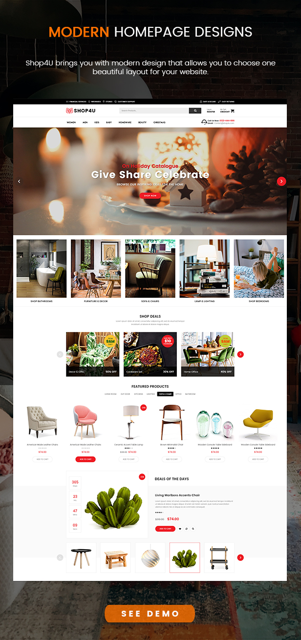 SW shop4u - WooCommerce Theme