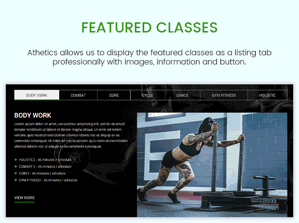 Athetics - Professional Gym Fitness WordPress Theme 