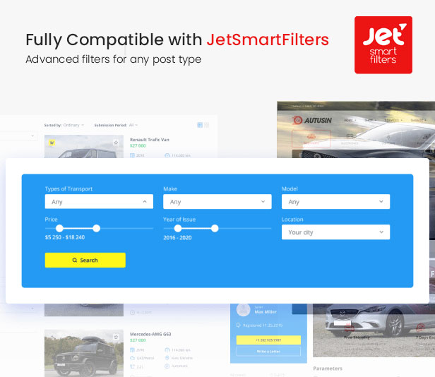 JetSmartFilters Ready in Autusin - Auto Parts Shop, Moto Store WooCommerce WordPress Theme 