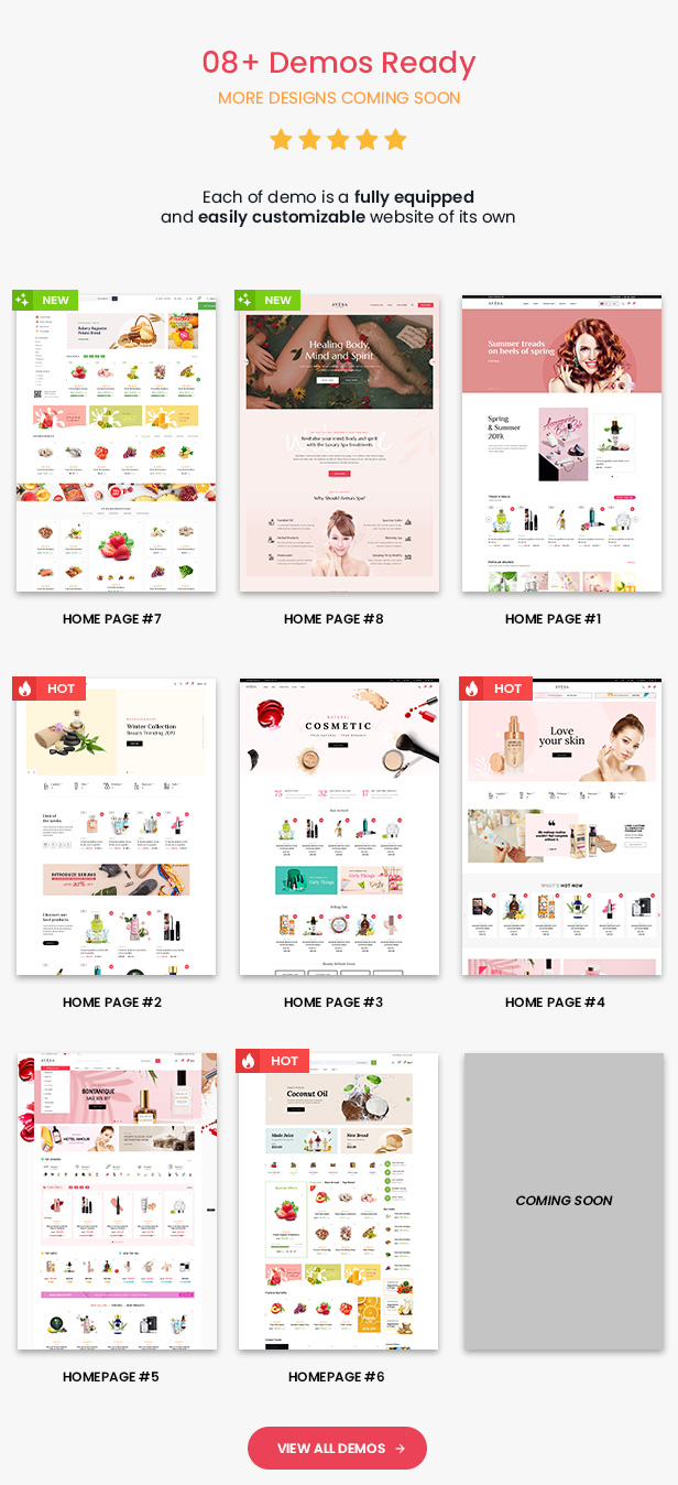 Avesa – Beauty, Cosmetics Store Elementor WooCommerce WordPress Theme (08+ Indexes + Mobile Layout)