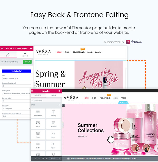 Avesa – Beauty, Cosmetics Store Elementor WooCommerce WordPress Theme (08+ Indexes + Mobile Layout)