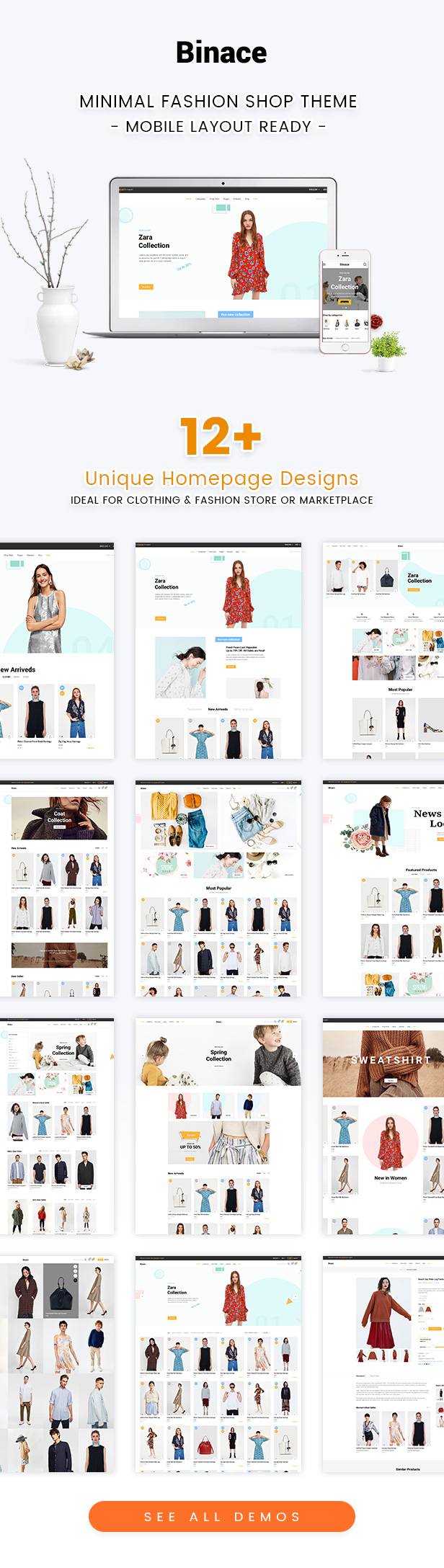 SW Binace - WooCommerce Theme