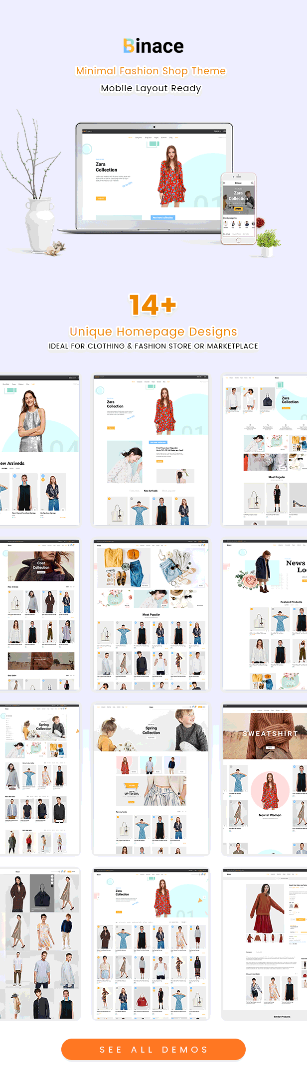 SW Binace - WooCommerce Theme