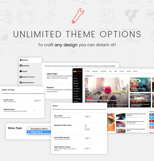 Unlimited Color ExpNews – Newspaper and Magazine WordPress Theme