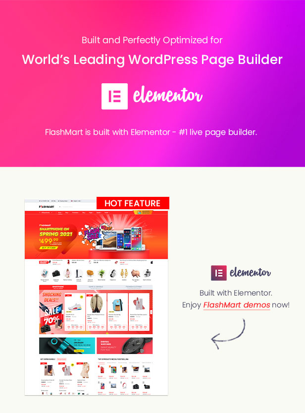 FlashMart - Multipurpose Elementor WooCommerce WordPress Theme - Elementor Ready