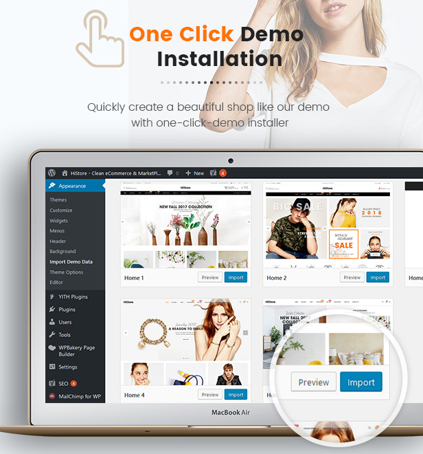 HiStore – Fashion Shop, Furniture Store eCommerce MarketPlace WordPress Theme (Mobile Layouts Ready)