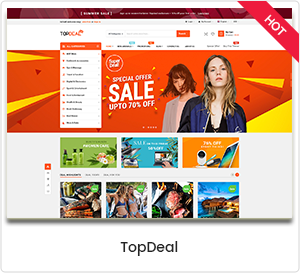 TopDeal – Multi Vendor Marketplace Elementor WooCommerce WordPress Theme (Mobile Layouts Ready)