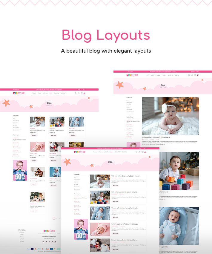 Kidzone -  Kids & Baby Store Elementor WooCommerce WordPress Theme