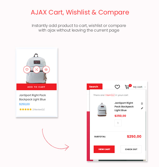 Mallon - Medical Store Elementor WooCommerce WordPress Theme - Ajax Cart