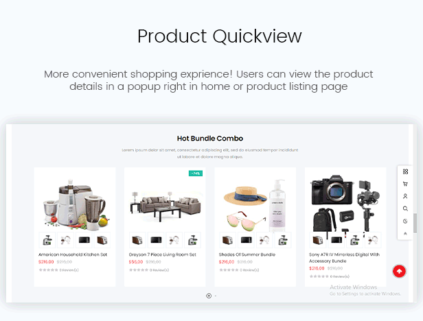 Mallon - Multipurpose Elementor WooCommerce WordPress Theme - Product Quickview