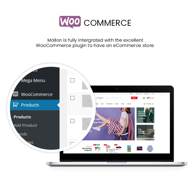 Mallon - Multipurpose Elementor WooCommerce WordPress Theme - WooCommerce Intergration