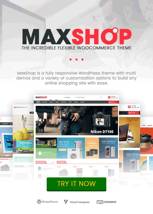 MaxShop – Electronics Store Elementor WooCommerce WordPress Theme (9+ Homepages, 2+ Mobile Layouts)