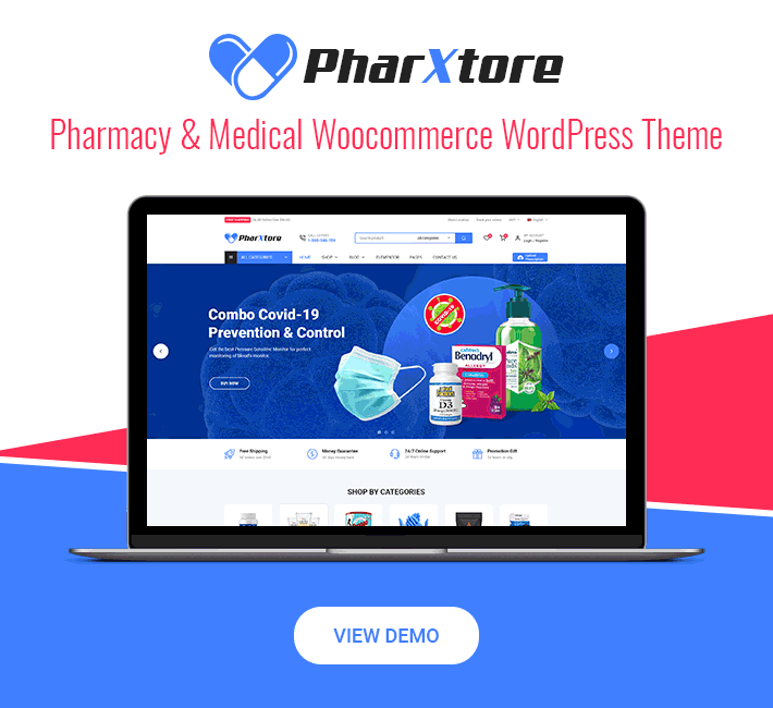 Pharxtore - Pharmacy & Medical Woocommerce WordPress Theme
