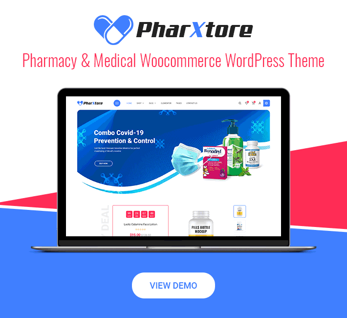 Pharxtore – Woocommerce-WordPress-Theme für Pharmazie und Medizin