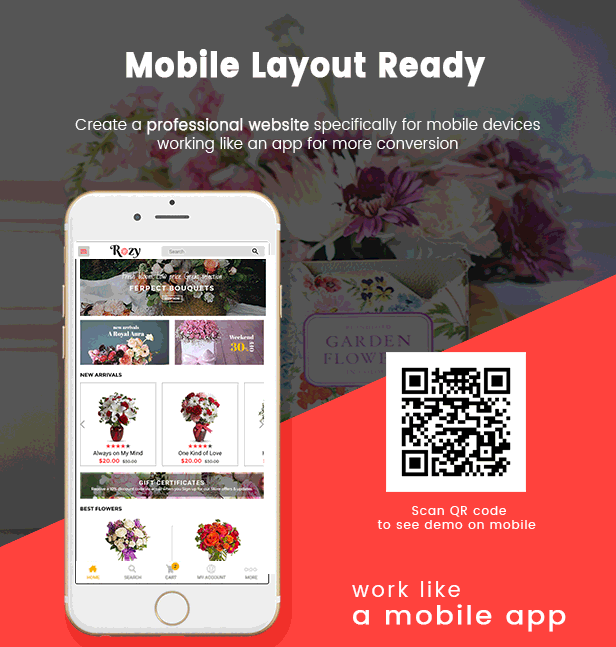SW Rozy - Flower Boutique, Florist, Gift & Decor Shop WooCommerce WordPress Theme