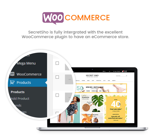 SW SecretSho - Thème WooCommerce