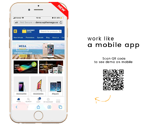 3 mobilelayout detail - ShoppyStore - Multipurpose Elementor WooCommerce WordPress Theme (15+ Homepages & 3 Mobile Layouts)