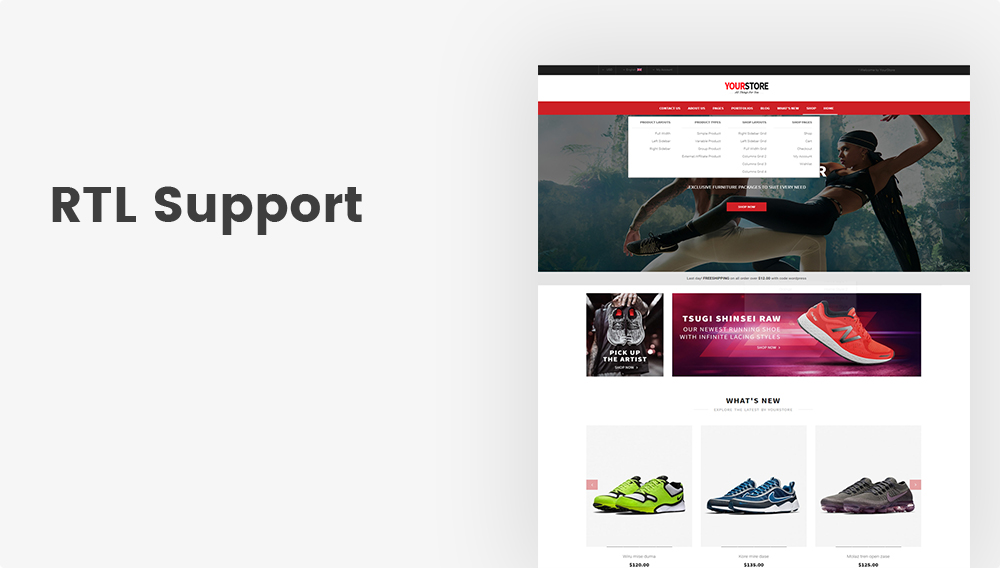 SW YourStore - WooCommerce Theme