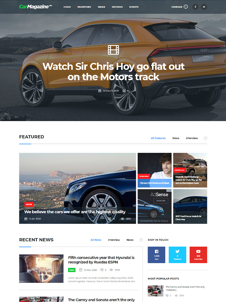 Motors - Car Dealer, Rental & Classifieds WordPress Theme