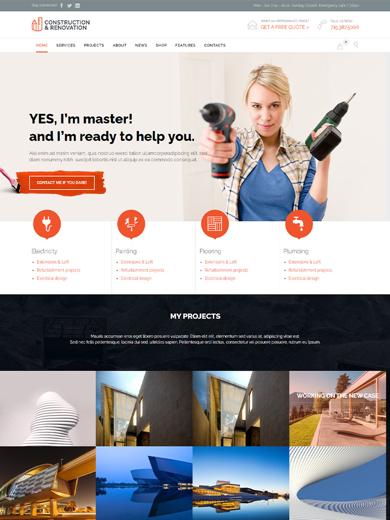 Construction - Building WordPress