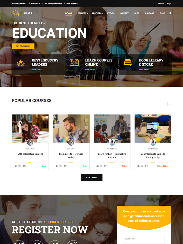 Education WordPress Theme | Eduma