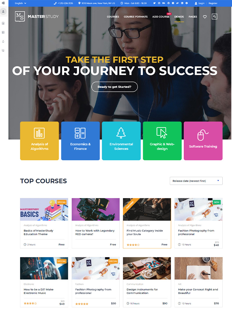 Education WordPress Theme - Masterstudy