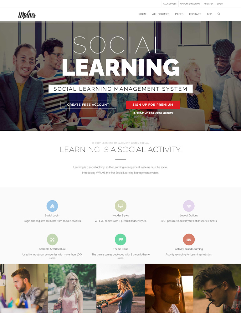 WPLMS Learning Management System for WordPress, Education Theme