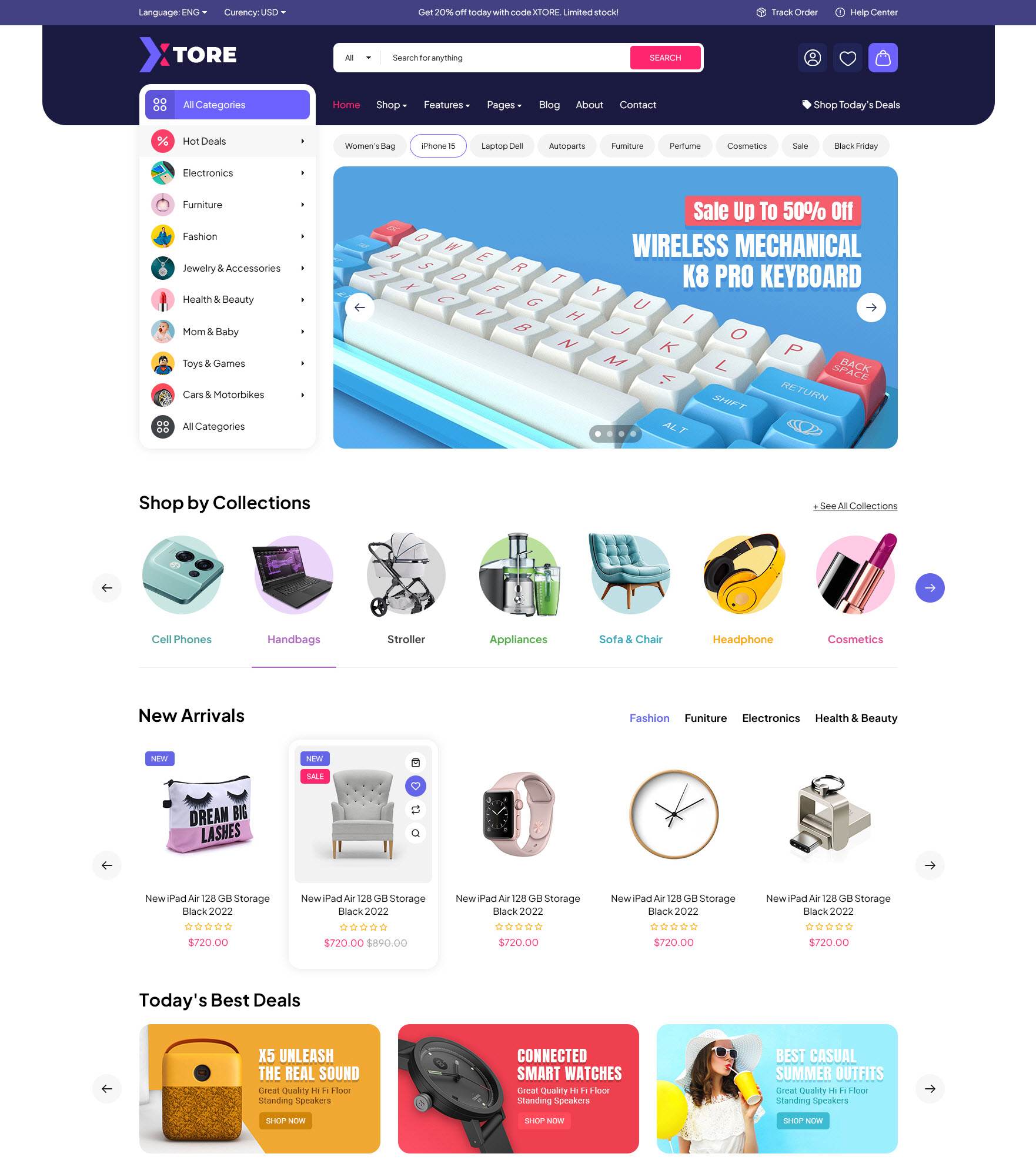 Xtore – Multipurpose Woocommerce WordPress Theme