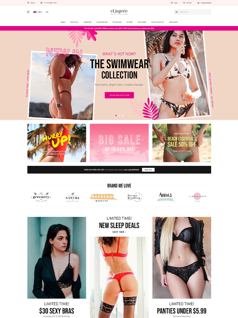 8 of the Best Lingerie WooCommerce Themes for Selling Bras & Underwear