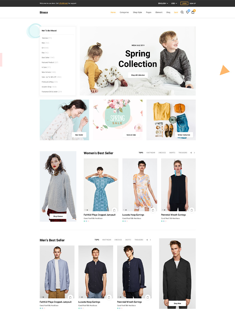 Binace - Fashion Shop WordPress WooCommerce Theme