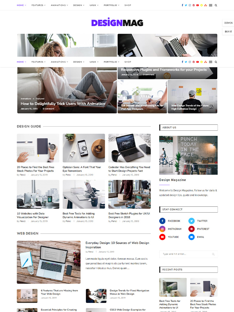 Soledad - Multi-Concept Blog Magazine AMP WordPress Theme