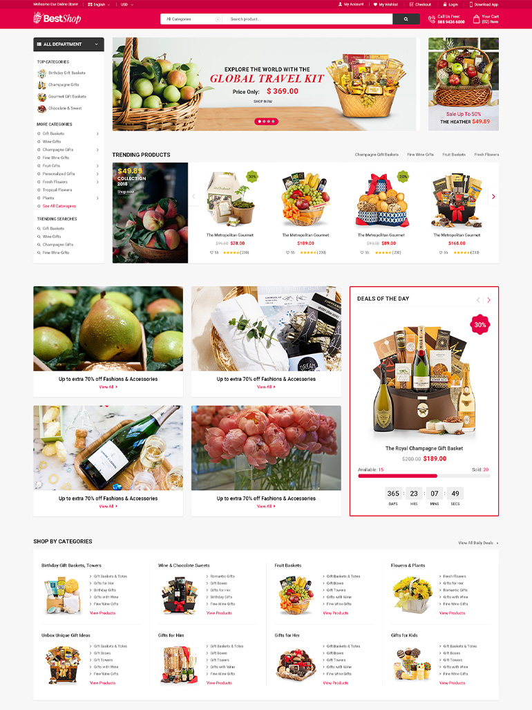 BestShop – Multi Vendor MarketPlace WooCommerce WordPress Theme