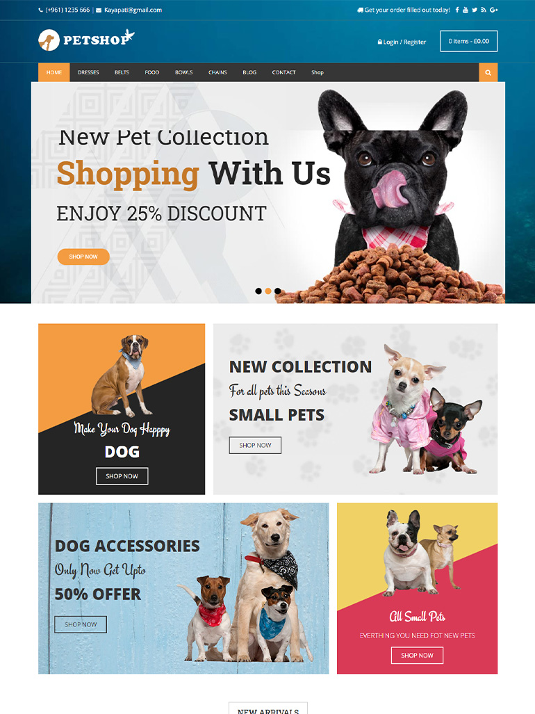 Petshop: A Creative WooCommerce theme