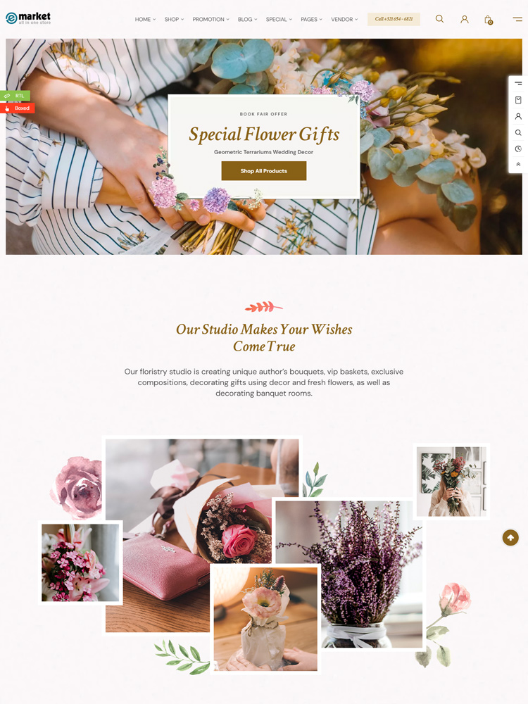 eMarket - Multi Vendor MarketPlace WordPress Theme