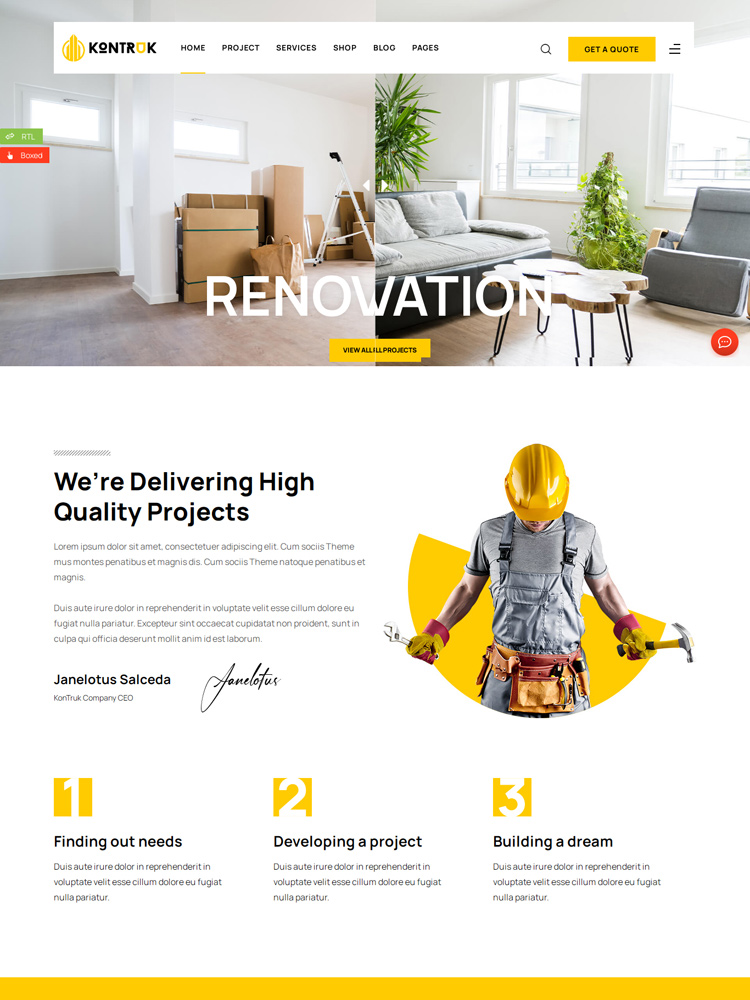 KonTruk WordPress Theme