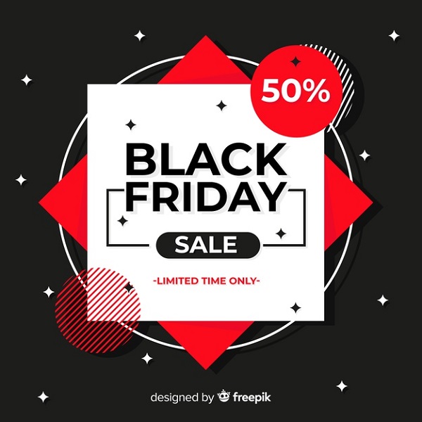 Free Black Friday Concept in Flat Design<