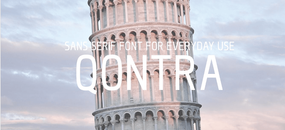 free font Qontra