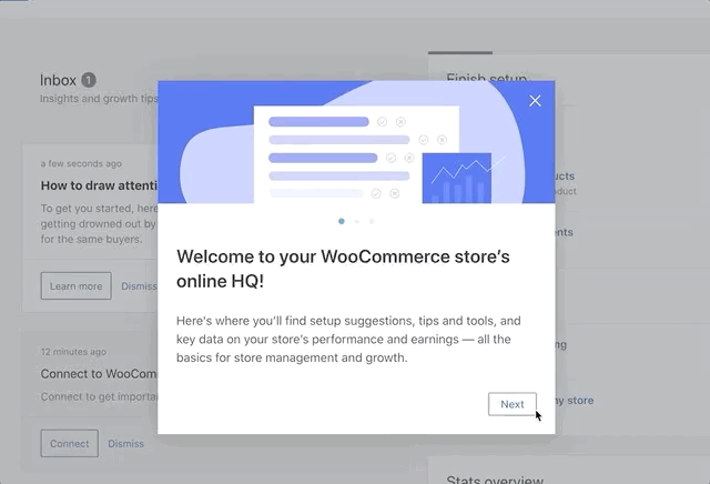 New onboarding guide - WooCommerce 4.5