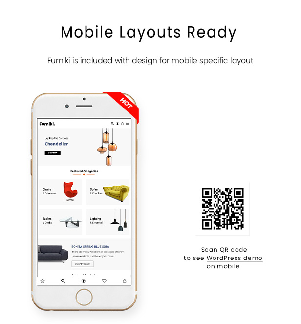 Mobile Layout of Furniki - Furniture Store & Interior Design PSD Template (Mobile Layout Ready)