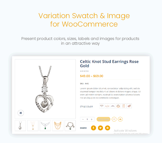 Certior - Jewelry Store Elementor WooCommerce WordPress Themee - Color Image Swatches