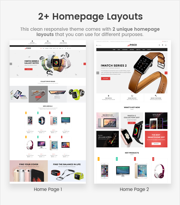 SW Pisco - WooCommerce Theme