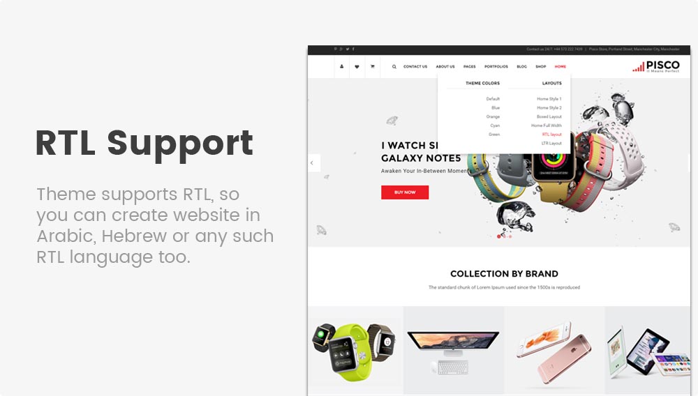 SW Pisco - WooCommerce Theme