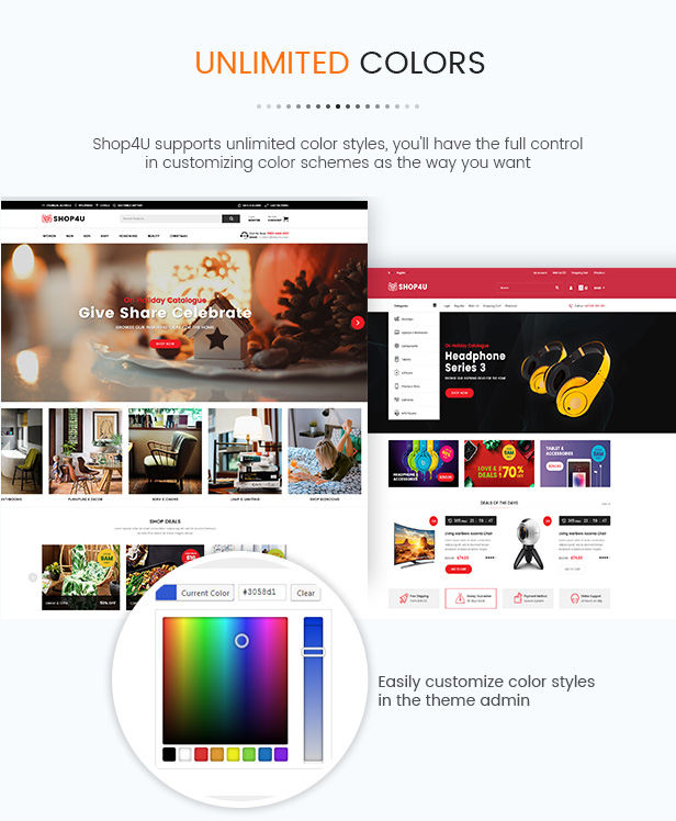 SW Shop4U - WooCommerce Theme