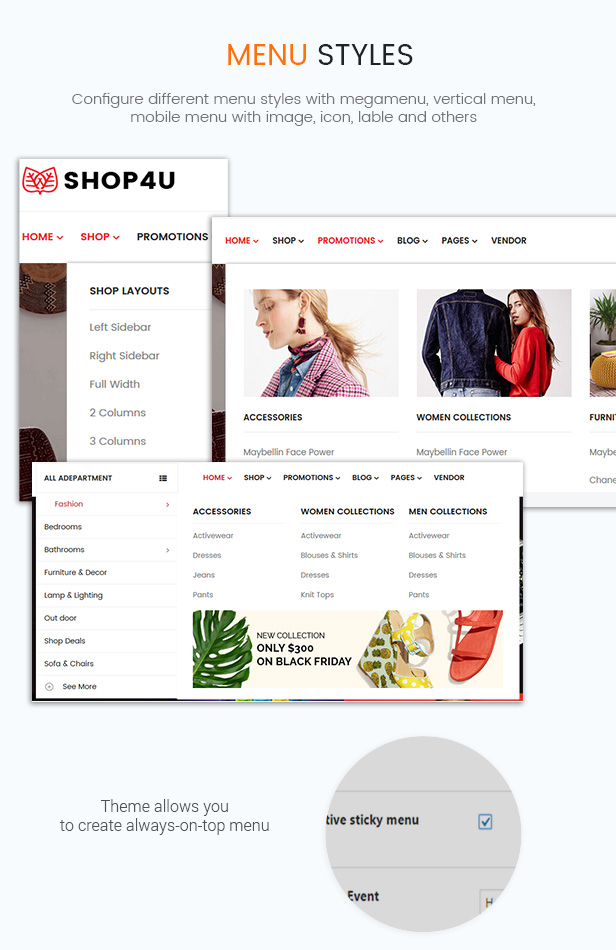 SW Shop4U - WooCommerce Theme