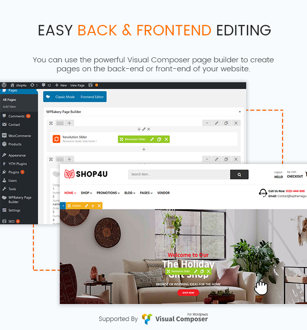 Shop4U - Free Multi Vendor MarketPlace WooCommerce WordPress Theme